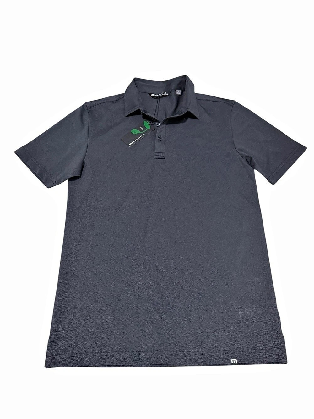 NWT Travis Mathew Cabana Short Sleeve Solid Polo | Black | Size Small